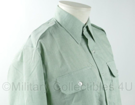 US Army Class A shirt man's ctn/poly overhemd 1984 - size 15,5 x 33 = maat 41 - gedragen - origineel