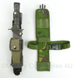 M9 Bajonet voor M4 en M16 - met Opbouwtas meshouder kl Woodland MOLLE