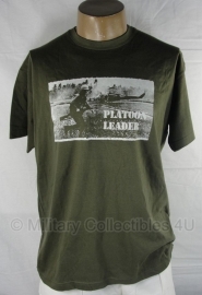 T shirt Platoon Leader - groen