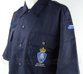 KMAR Marechaussee VT overhemd korte mouw met emblemen - ONGEDRAGEN - maat 7090/1520 - origineel