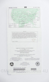 United States Flight Information IFR Enroute Low Altitude Map L15 L16 Houston El Paso 2004 - 25 x 13 cm - origineel
