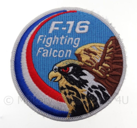 KLu Koninklijke Luchtmacht F-16 "Fighting Falcon" -  met klittenband - diameter 10 cm
