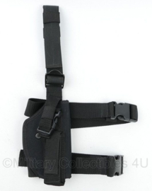 Titan Pistol Dropleg holster met beenstraps zwart - 10 x 3 x 19 cm - licht gebruikt - origineel