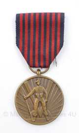Belgische medaille Médaille du Volontaire 1940-1945  - 9 x 4 cm -  origineel