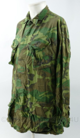 USMC US Marines Corps Jungle Fatigue shirt ERDL OPLIN uniform jas 1969 - maat Medium-Long - gedragen - origineel