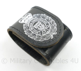 West-Mercia Constibulary lederen koppellus - 7 x 5 x 4 cm - origineel