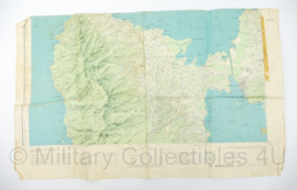 Franse stafkaart 1958  LA Guadeloupe - schaal 1 : 50.000 - 100 x 80 cm - origineel