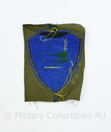 KL DT embleem tot 2000  MC Militaire Colonne - ongevouwen - 8 x 6 cm - origineel