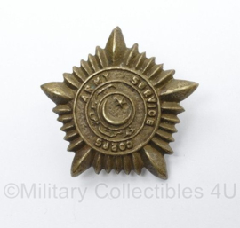 WW2 Britse cap badge Army Service Corps - 4 x 4 cm -  origineel