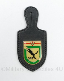 BW Bundeswehr PzGrenBtl 342 Panzergrenadier borsthanger - 10 x 4,5 cm - origineel