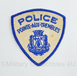 Canadese Police Pointe aux Trembles patch - 8 x 7,5 cm - origineel