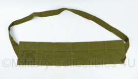 US Army .30 M1 Carbine bandoleer voor 120 patronen - 56 x 12 cm - gebruikt - origineel