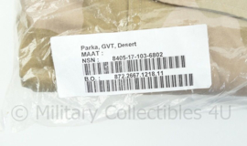 KL Nederlandse leger Desert parka GVT - maat 8000/0510 - nieuw in verpakking - origineel