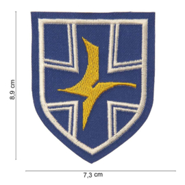 Embleem stof Taktisches Luftwaffengeschwader 73 "Steinhoff" - 8,9 x 7,3 cm.