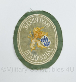Embleem Duitse Bayerische Landpolizei - 10 x 8,5 cm - origineel