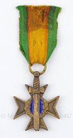 Belgische bronzen medaille - Origineel