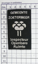 Gemeente Zoetermeer Inspecteur Openbare ruimte epauletten - 8 x 5 mcm -origineel