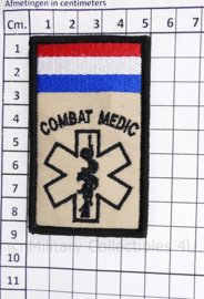Combat Medic embleem - met klittenband - 8,5 x 5 cm