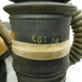 WO2 British hospital patient gas mask - june 1944 - C5 gas mask - zeldzaam - gebruikt - origineel