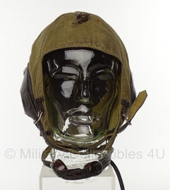 WO2 Duitse Piloten Summer flight helmet Haube Siemens Lkp S101 - maat 57 - origineel WO2 Duits