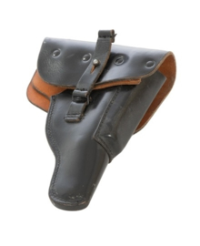 Bundeswehr P1 P38 holster - zwart leer - origineel