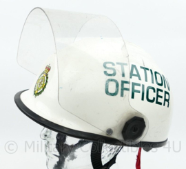 Mersey Regional Ambulance Service Rescue helm Station Officer  - wit -  verstelbaar maat 54 - 62 cm  - origineel