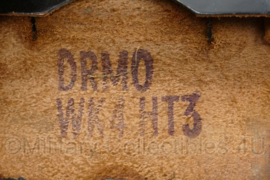 WO2 US Army ammo pouch leder - was bruin en is later zwart gemaakt - 12 x 1,5 x 9,5 cm - origineel