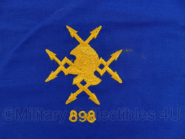 Nederlands leger halsdoek 898 VbdBat 898 Verbindingsbataljon - blauw - origineel