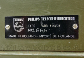 Nederlandse Defensie Philips SDR 314/04 ontvanger - 40 x 30 x 10 cm - origineel