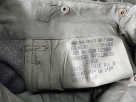 Canadese WO2 model battledress trouser - meerdere maten - origineel (jaren 50)