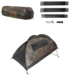 2-Persoons 'RECOM' tent - Flecktarn camo