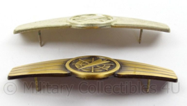 Duitse BW Bundeswehr Tatigkeitabzeichen Radarleitpersonal - zilver - afmeting 2,5 x 8 cm - origineel