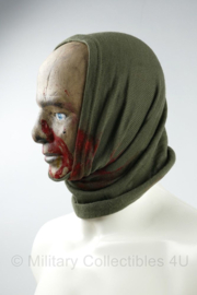 Mannelijke buste paspop heren mannequin met kopfschutzer colsjaal - 105 cm hoog