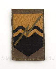 KL Nederlandse leger Commando verbindingen arm embleem 8 x 5,5 cm. - met klittenband - origineel