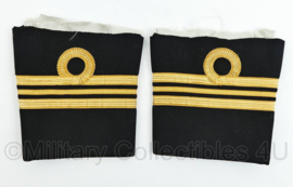 Koninklijke Marine vintage uiteindes van mouwen van het uniform - rang Luitenant der zee der 1e klasse - origineel