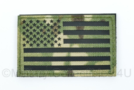 Amerikaanse leger infrarood patch - multicam - met klittenband - Amerikaanse vlag - 5 x 8 cm