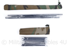 Korps Mariniers Tarp Forest Woodland camo  - afm 250 x 220 cm - gebruikt  - origineel