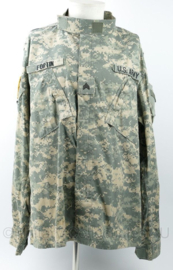 US Army Coat Army Combat uniform ACU camo BDU jacket Sergeant Fortin - 2nd Infantry Division - maat Extra Large Long = 8090/1424 - licht gedragen - origineel