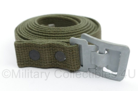 Militaire uitrustingsriem groen - 235 x 2,5 cm - origineel