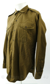 Frans wollen uniform overhemd, US model - maat 38 - gedragen - origineel