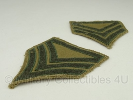 USMC Marine Corps rangen set Supply Officer 1943-1967 Cut Edge  - origineel