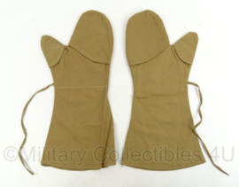 WO2 US Army Air Force USAAF Pilot Insert Gloves - maat Large - Gestempeld 1943 - origneel