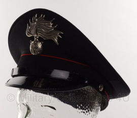 Italiaanse Carabinieri politie platte pet - met zeldzame insigne - maat 55 - origineel