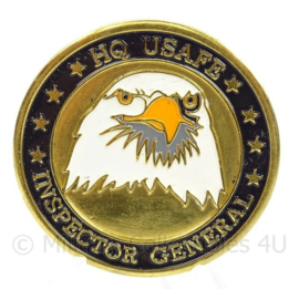 USAFE HQ Inspector General Coin - Best of the Best - doorsnede 4,3 cm - origineel