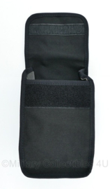 Zwarte Nylon koppeltas - NIEUW  -  13,5 x 18 x 3 cm. - origineel