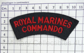 British Army shoulder title ENKEL Royal Marines Commando - 10 x 4 cm - origineel