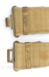 Wo2 Britse Koppel khaki webbing 1942 - maat Small - 95 x 5,5 cm - origineel