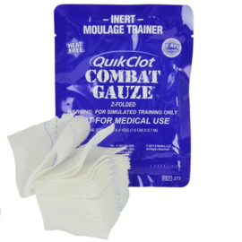 QuikClot Combat Gauze hemostatisch Z fold -  INERT MOULAGE TRAINER