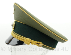 WO2 Duitse Heer Generaals schirmmutze gabardine met gouden bies - maat 58 tm. 60 cm