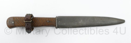 WO1 WO2 Duitse Stiefelmesser - leder van schede vernieuwd - 24,5 cm lang - origineel